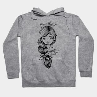 beautiful girl Hoodie